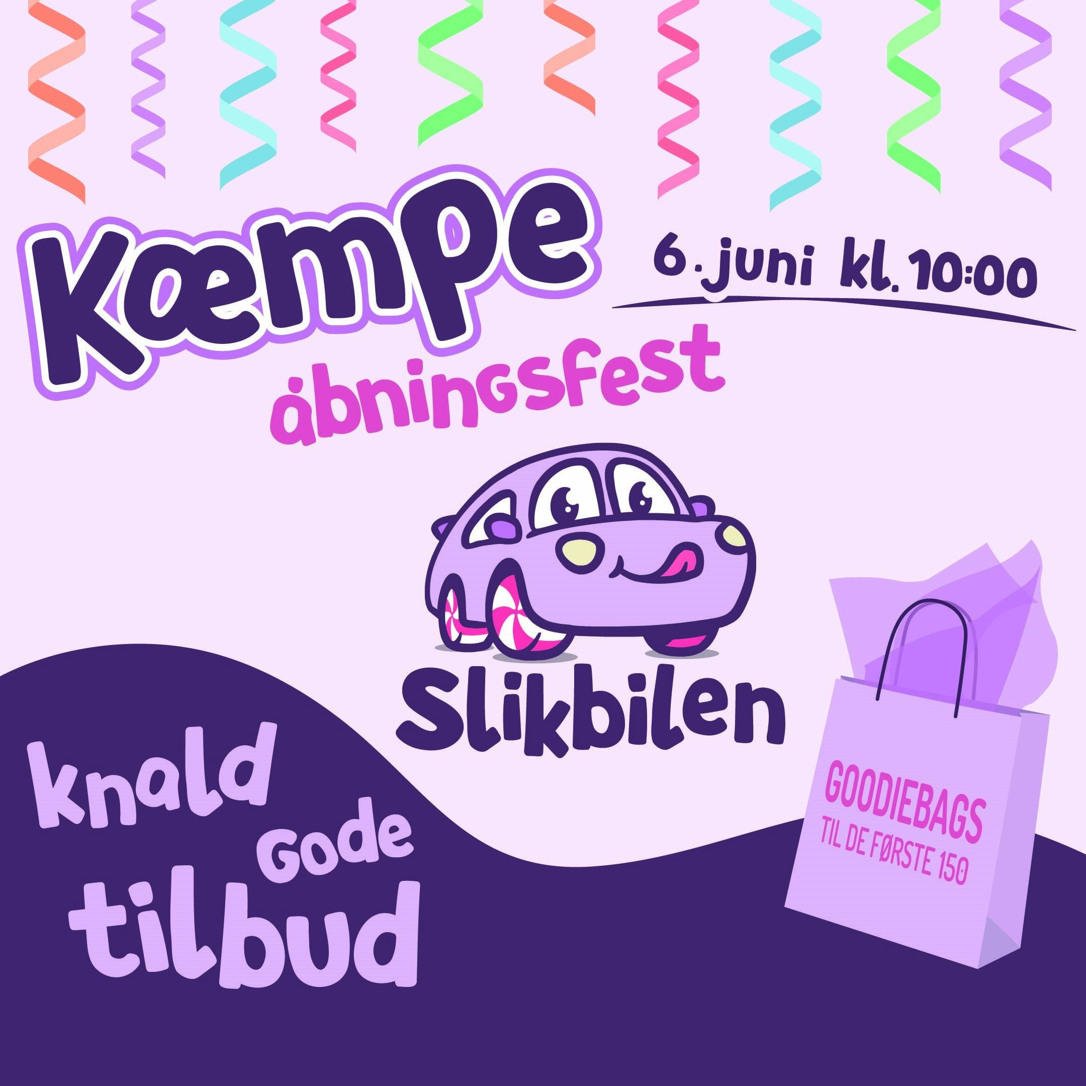 Slikbilen åbner ny butik i Herning Centret